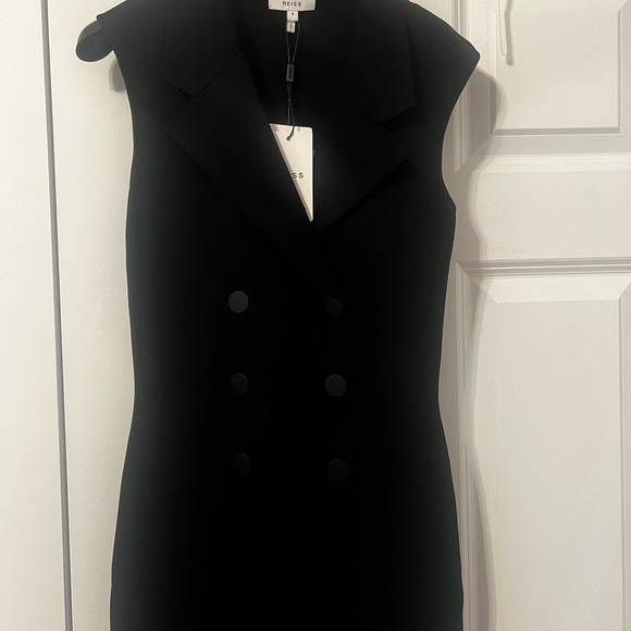 Reiss Womens Milena Knit Tuxedo Dress Sleeveless NWT - Picture 11 of 11